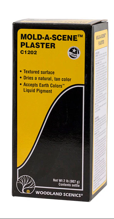 Woodland Scenics WDS C1202 WDS1202 Mold-A-Scene Plaster NEW