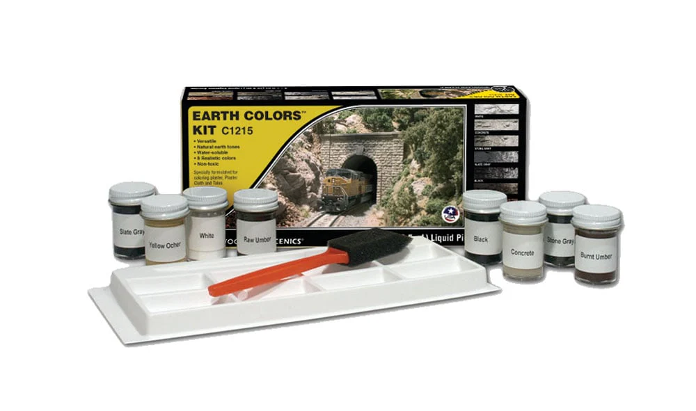 Woodland Scenics WDS C1215 WDS1215 Earth Colors Kit NEW