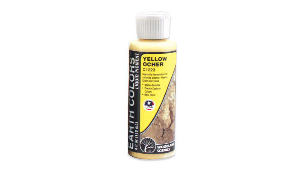Woodland Scenics WDS C1223 WDS1223 Earth Colors Liquid Pigment Yellow Ocher NEW - Image 2