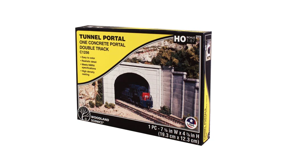 Woodland Scenics WDS C1256 WDS1256 Concrete Double Portal - HO Scale NEW - Image 4