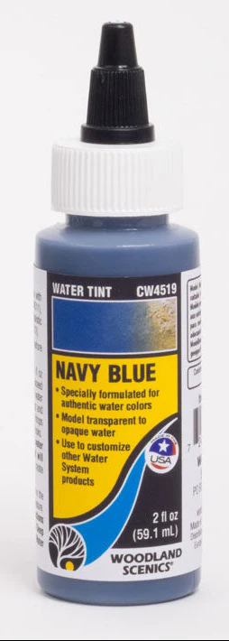 Woodland Scenics WDS CW4519 WDS4519 Water Tint - Navy Blue NEW