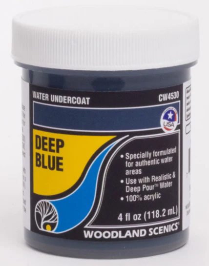 Woodland Scenics WDS CW4530 WDS4530 Water Undercoat - Deep Blue NEW