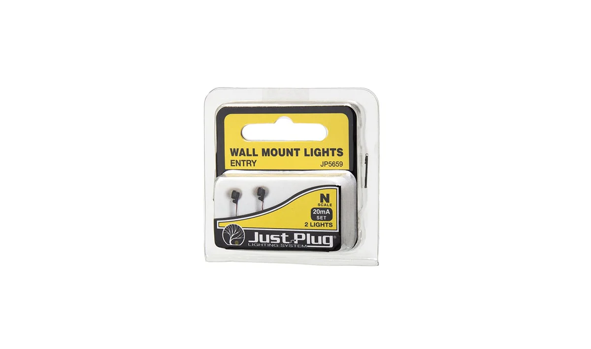 Woodland Scenics WDS JP5659 WDS5659 Entry Wall Mount Lights - N Scale NEW - Image 4