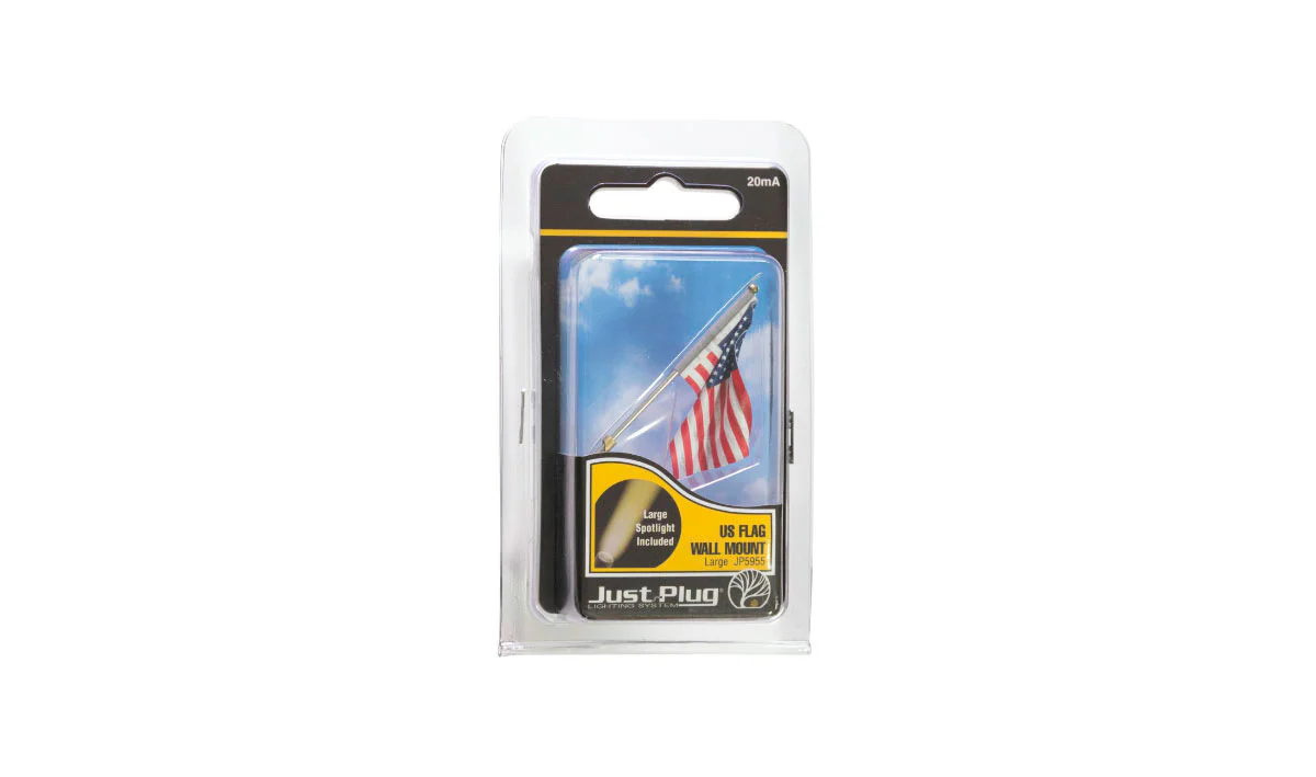 Woodland Scenics WDS JP5955 WDS5955 Large US Flag - Wall Mount O SCALE NEW - Image 2