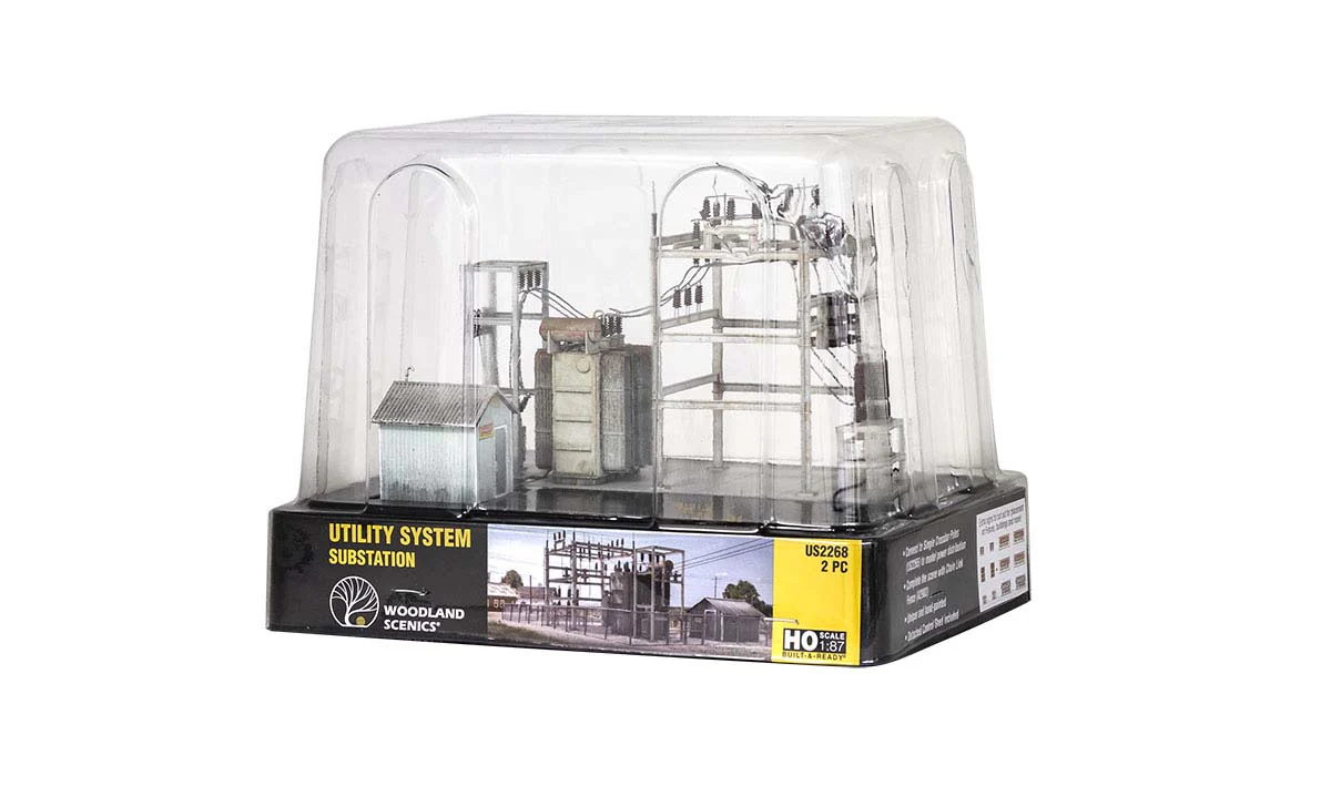 Woodland Scenics WDS US2268 WDS2268 Substation - HO Scale NEW - Image 8