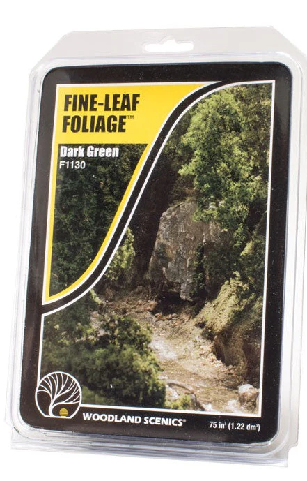 Woodland Scenics WDS1130 Fine-Leaf Foliage Dark Green